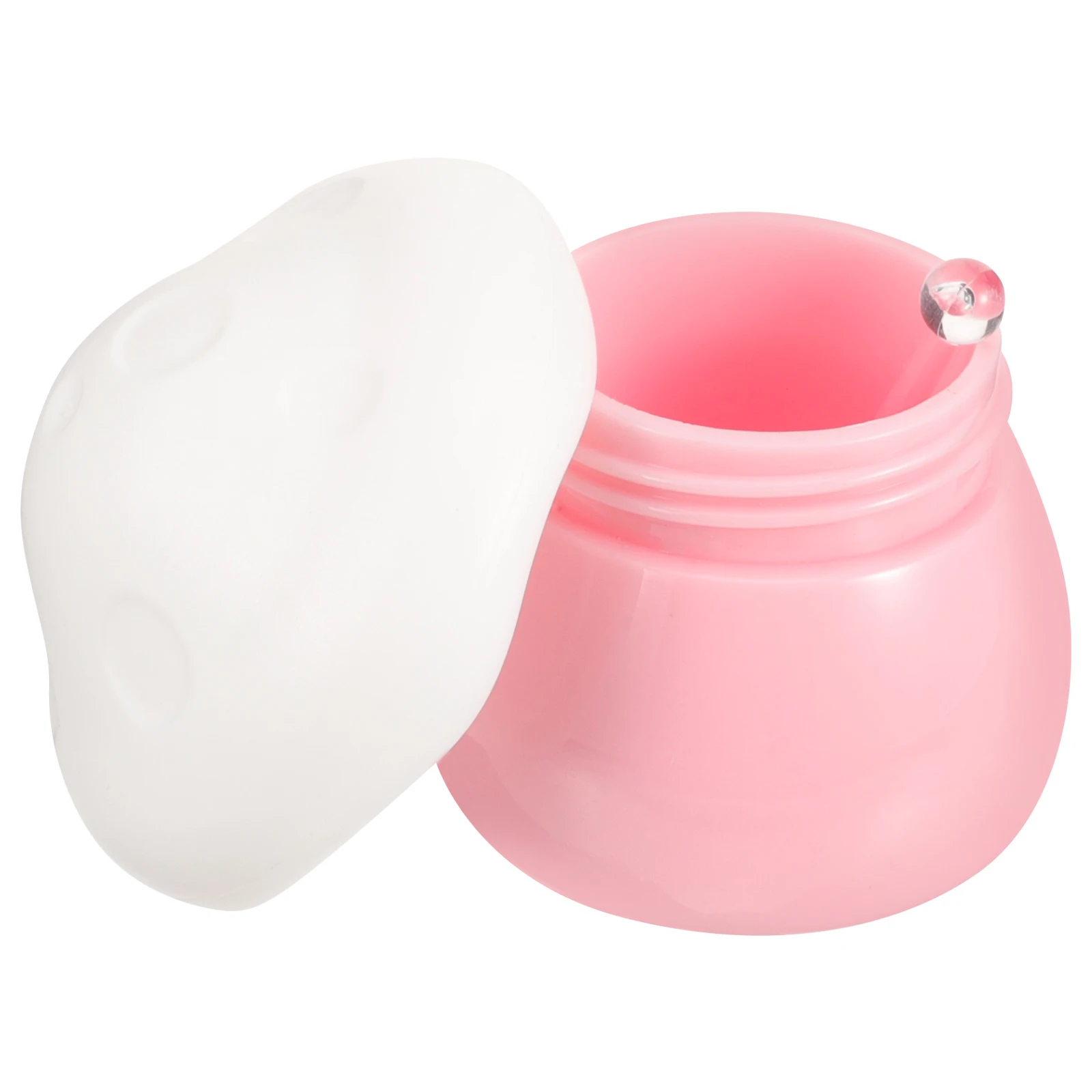 

1 set Wholesale Lip Gloss Tubes Clear Plastic Containers White Caps Travel Size Cute Mushroom Head Design Long Lasting