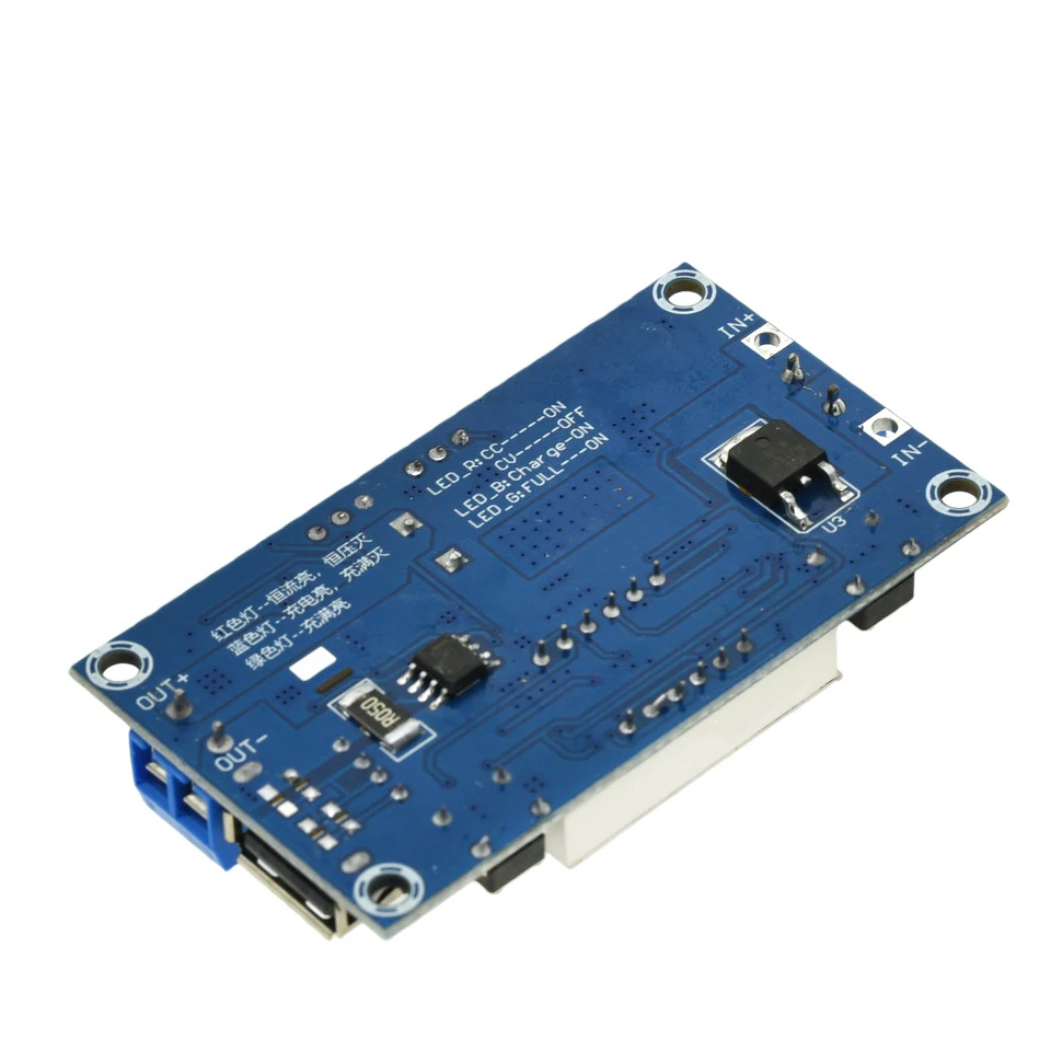 XL4015 75W DC-DC 5A Voltage Regulators Module Adjustable Buck Module With Voltmeter Display