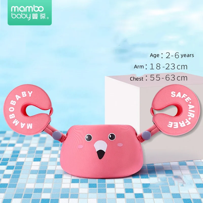 Mambobaby bébé bras de natation flotteurs entraîneur de natation flotteur gilet de natation avec bras ailes bouée Non gonflable pour piscine de plage