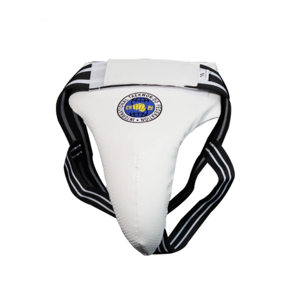 

New Adult Male Female Taekwondo Groin Guard PU Leather TKD Protector Crotch Guard Jockstrap Supporter Athletic Cup Protection