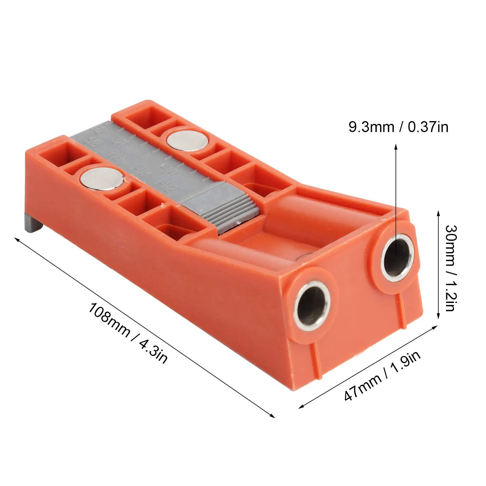 Carpintaria oblíqua Buraco Locator, brocas, bolso Hole Punch, posicionador Jig Kit, ângulo Broca Guia Set, DIY Carpintaria Ferramenta