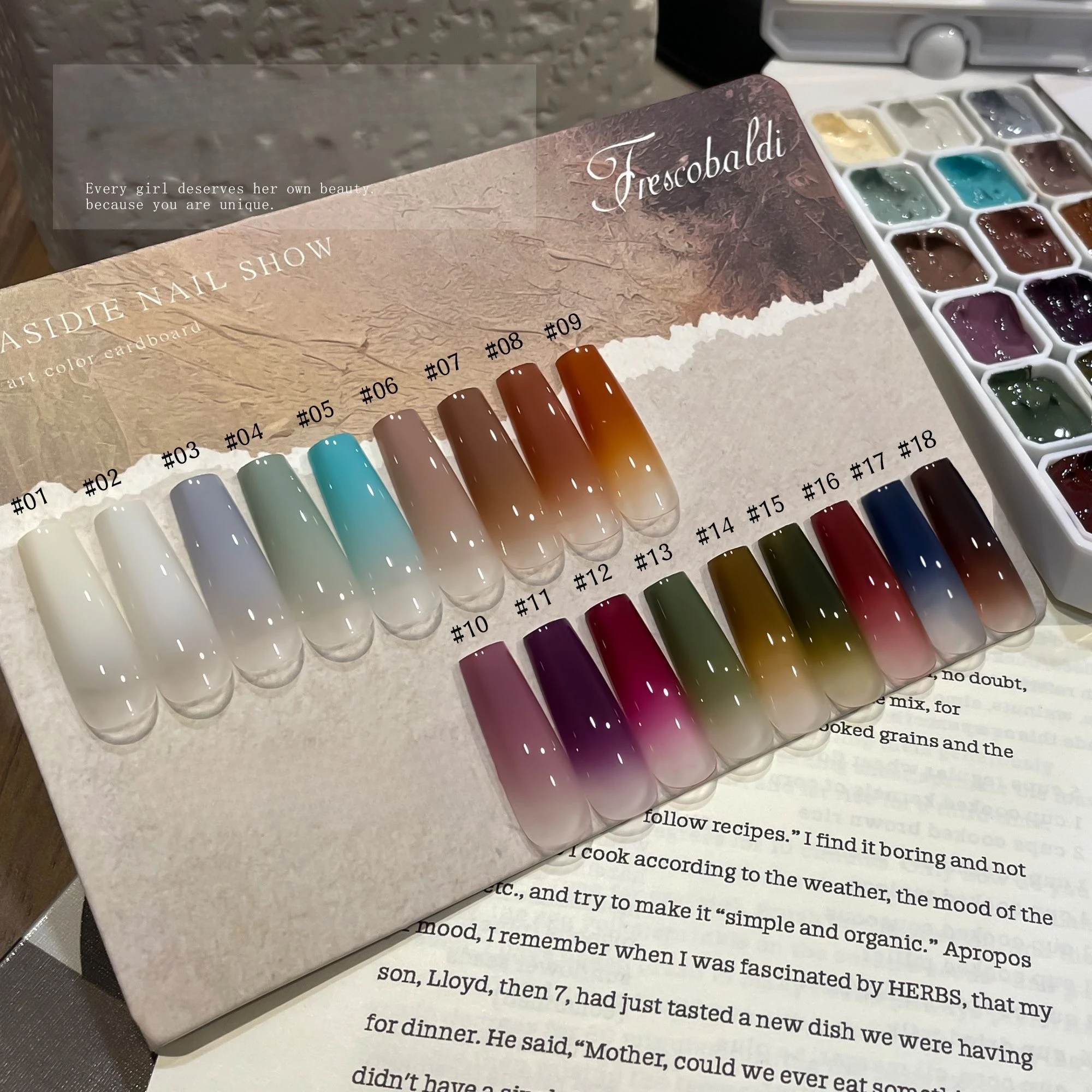 18 colori autunno inverno Pat pittura smalto gel per unghie colorato nail art pittura fai da te vernici gel UV/LED Soak Off Gel manicure