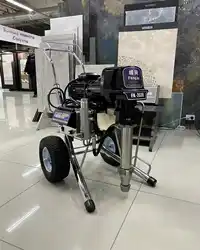 Professional Airless Paint Sprayer 8.5L 4000W Heavy Duty Putty Plaster Sprayer Painting Machine With Long Piston Pump