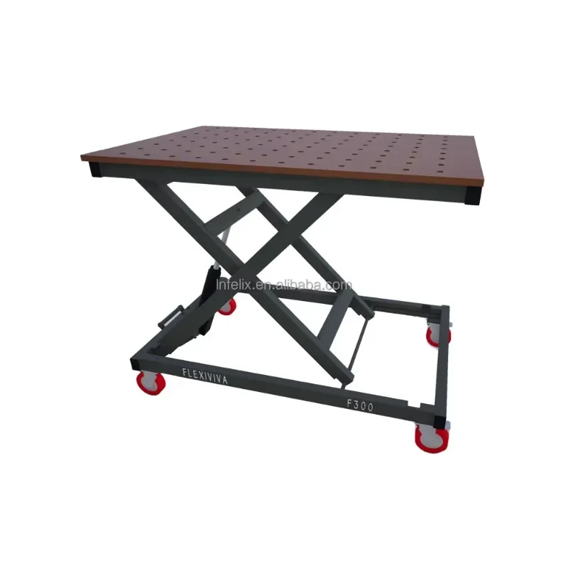 Xiangyin Workbench Electrical Air Hydraulic Motorcycle Lift Table Hydraulic Goods Lift Table
