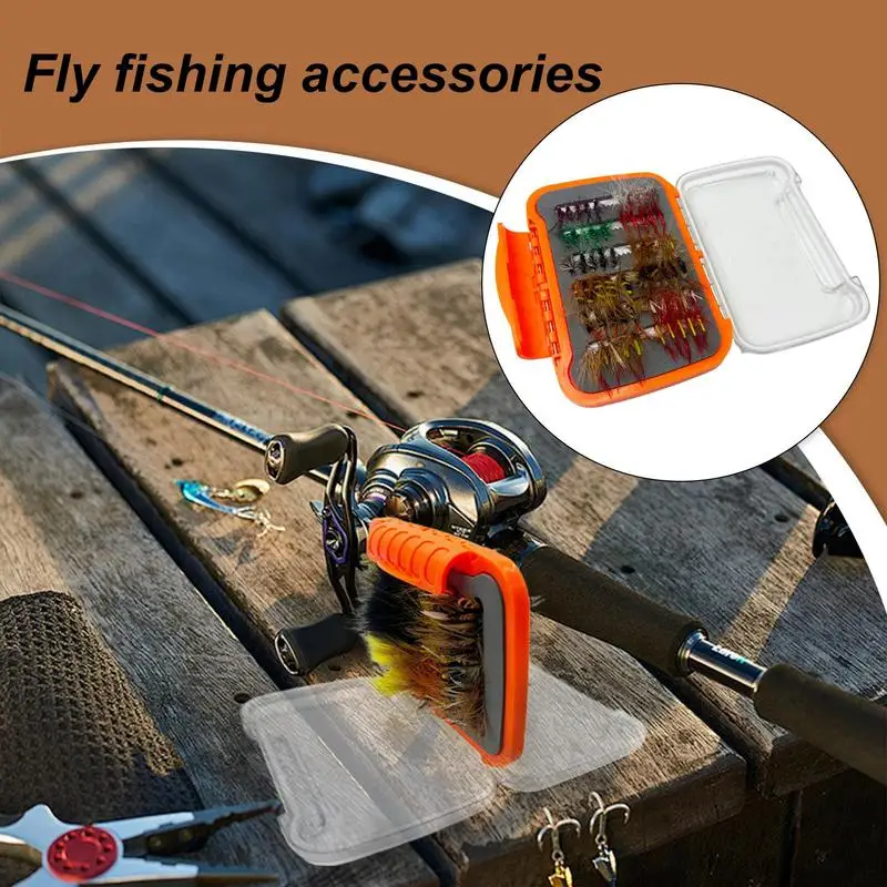 

Fly Fishing For Trout Saltwater Bait Fly Fishing Assortment Kit Dry Wet Bugger Lures Tackle Accessories With Box For Trout Bass