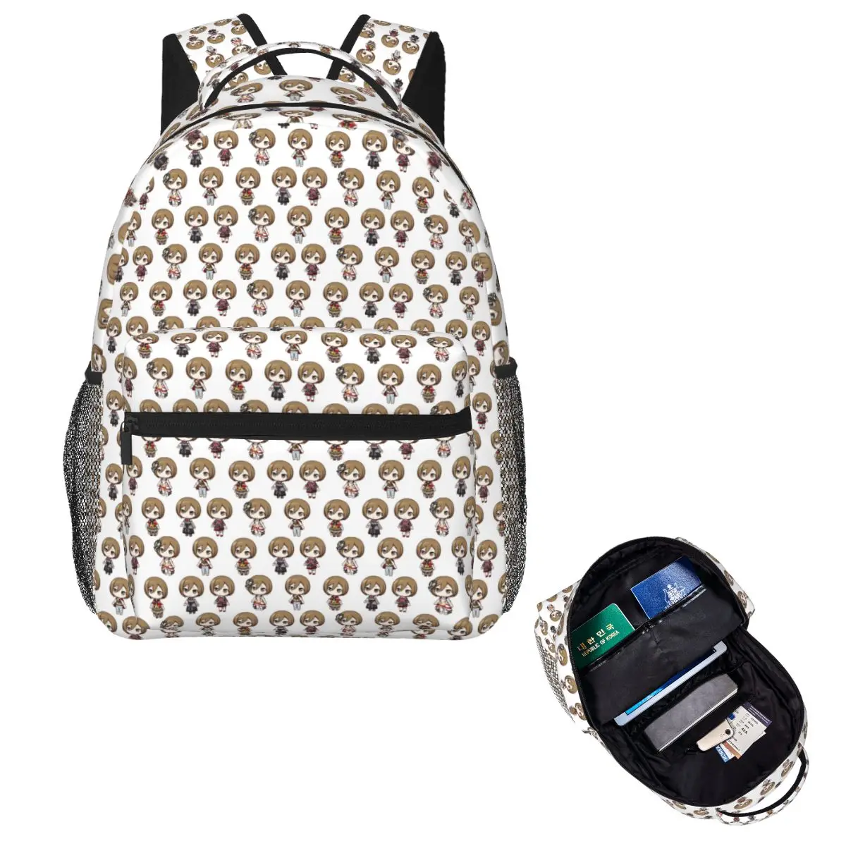

Every MEIKO Chibi Student Backpack School Bag Hiking Travel Daypack for Boys Girls Fashion Bookbag Shoulder Bags