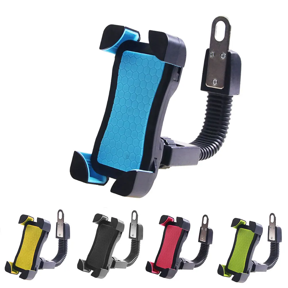 

Motorcycle Phone Holder USB Charging Handlebar Mount Retractable Buckles Fit 3.5-7inch Smartphones Stable Secure GPS