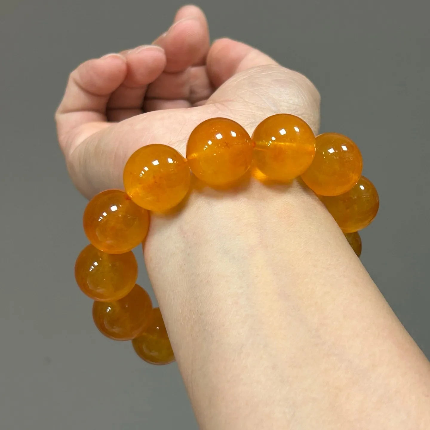 AAA Real Natural Ice yellow AA Burmese Beads Jade jadeite Bracelets Bangle 18MM