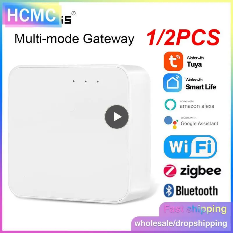 

1/2PCS Smart Home 3.0 Wired Gateway Hub APP Control RJ45 Ethernet Bridge Works with Home Assistant Tasmota