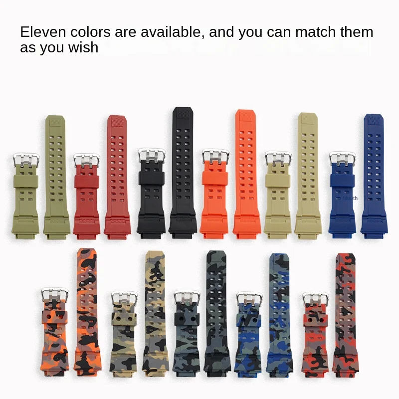 Suitable for Casio clay man GW-9300 cat man GW-9400 replacement men's watch with silicone accessories