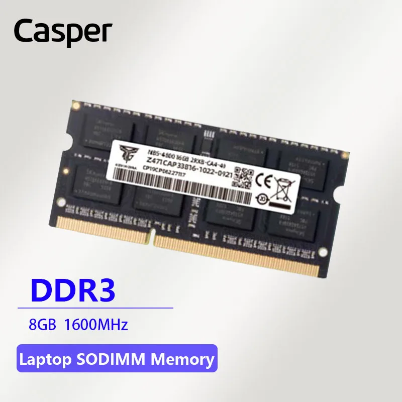 Casper-Mémoire RAM pour ordinateur portable Sodimm, DDR4, DDR3L, 16 Go, 8 Go, 4 Go, 32 Go, 3200, 2666, 2400, 1600, 1333