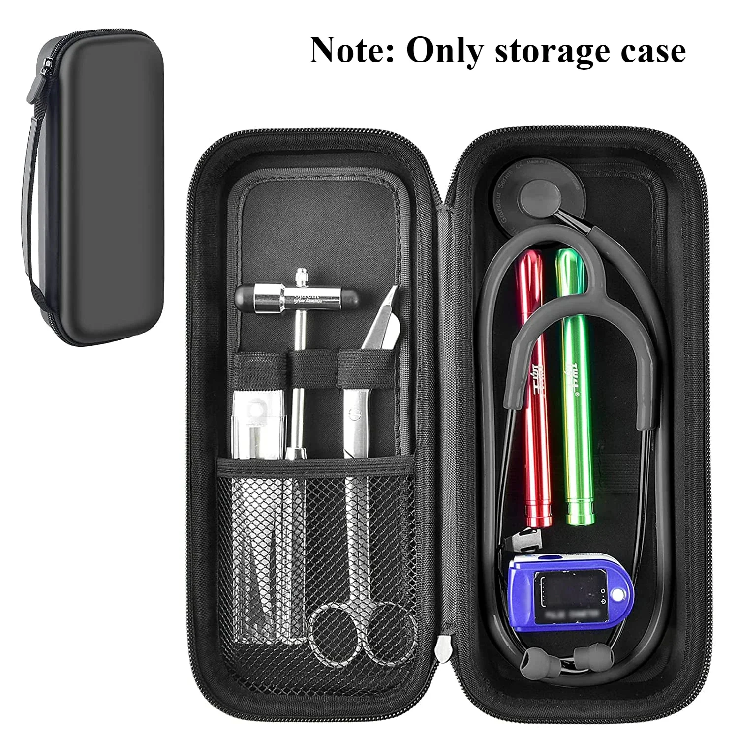 (Case only) Stethoscope Case Compatible with 3M Littmann Classic III Monitoring/Lightweight II S.E/Cardiology IV Diagnostic