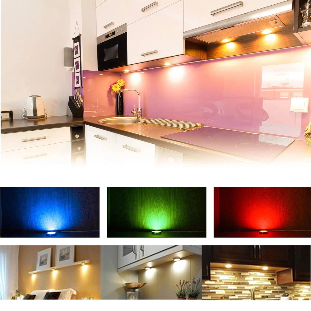 TUYA WIFI RGB WW CW LED Night Light Dimmable APP Voice Smart Control LED Under Cabinet Lights for Closets Wardrobe Kitchen DC12V