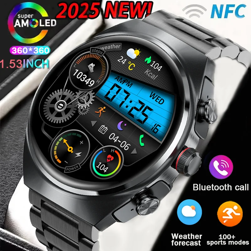 

New 2-in-1 smartwatch with TWS headset1.53 inch HD screen,Bluetooth call,fitness tracker,heart rate sleep monitoring,Android iOS