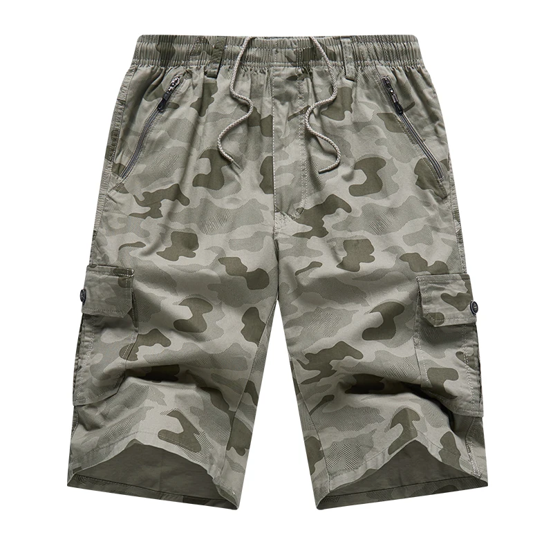 

Summer Cargo Shorts Men Camouflage Casual Cotton Multi-Pocket Baggy Bermuda Streetwear HipHop Military Tactical Work Camo Shorts