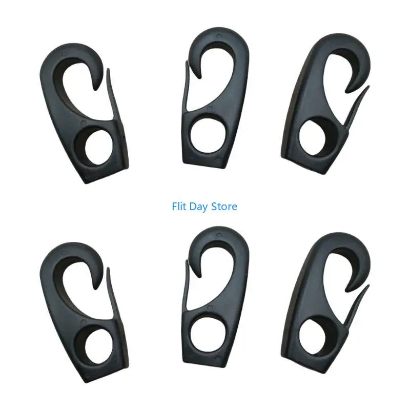 F92C 6 Pieces Flexible Cord Fasteners from Sturdy Plastic For Various Applications