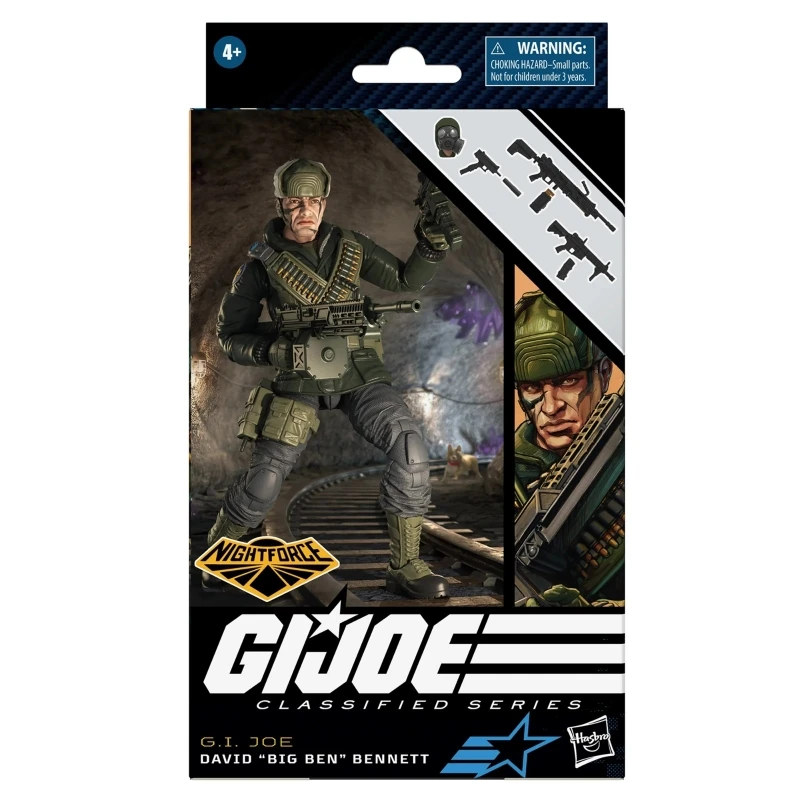 Hasbro G.I. Joe Classified Series #77 Nightforce David Big Ben Bennett 6 Inch Action Figure Toy Gift F7737