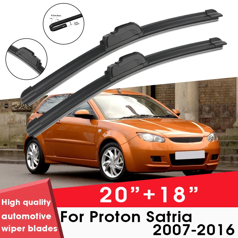 

BEMOST Car Wiper Blades Front Window Windshield Rubber Refill Wiper For Proton Satria 2007-2016 20"+18" Car Accessories