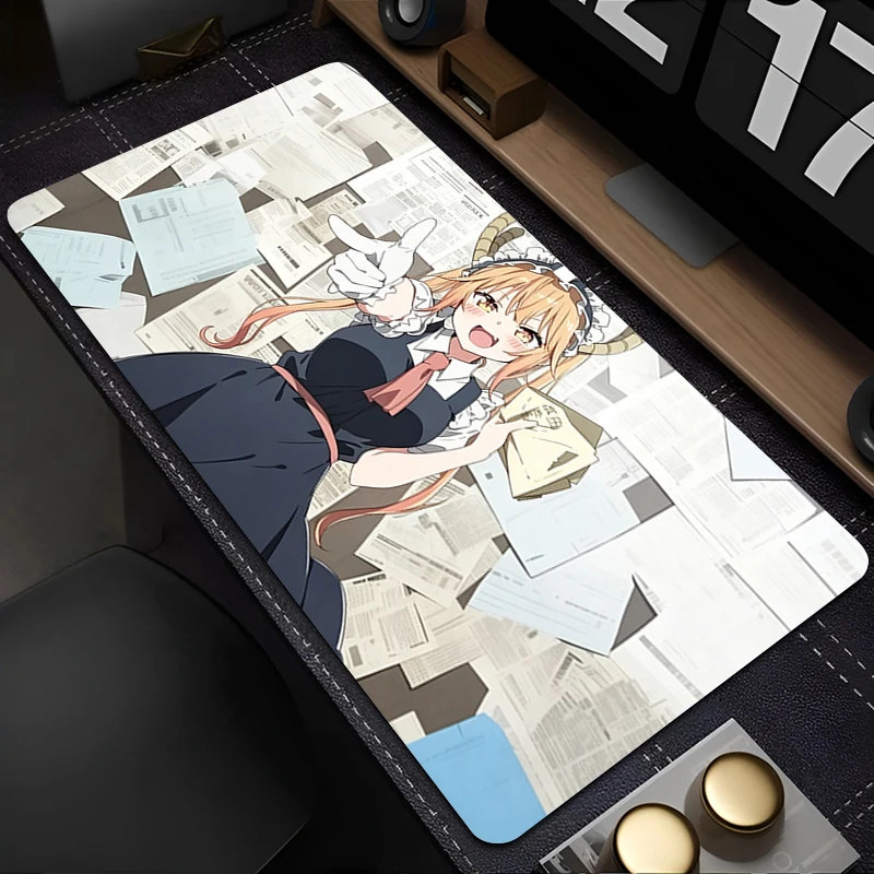 Cute Anime Mouse pad E-sports Gamer Mouse Mat M-iss K-obayashis Dragon Maid Mousepads Gaming Keyboard Desk Mat Notbook Mousepad