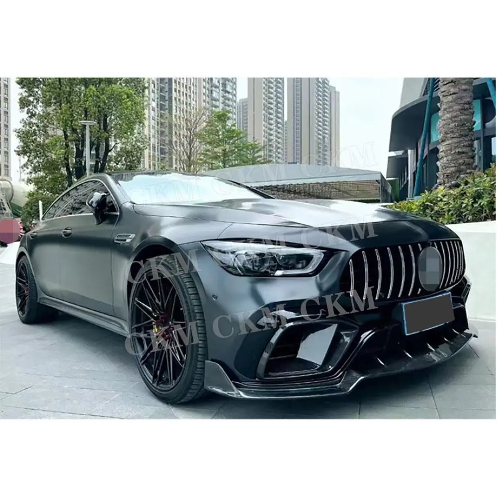 

Side Skirt Rocker Panels Front Bumper Lip Air Vent Trim Rear Diffuser Accessories For Benz AMG GT63 S 4 Door 2019-2023