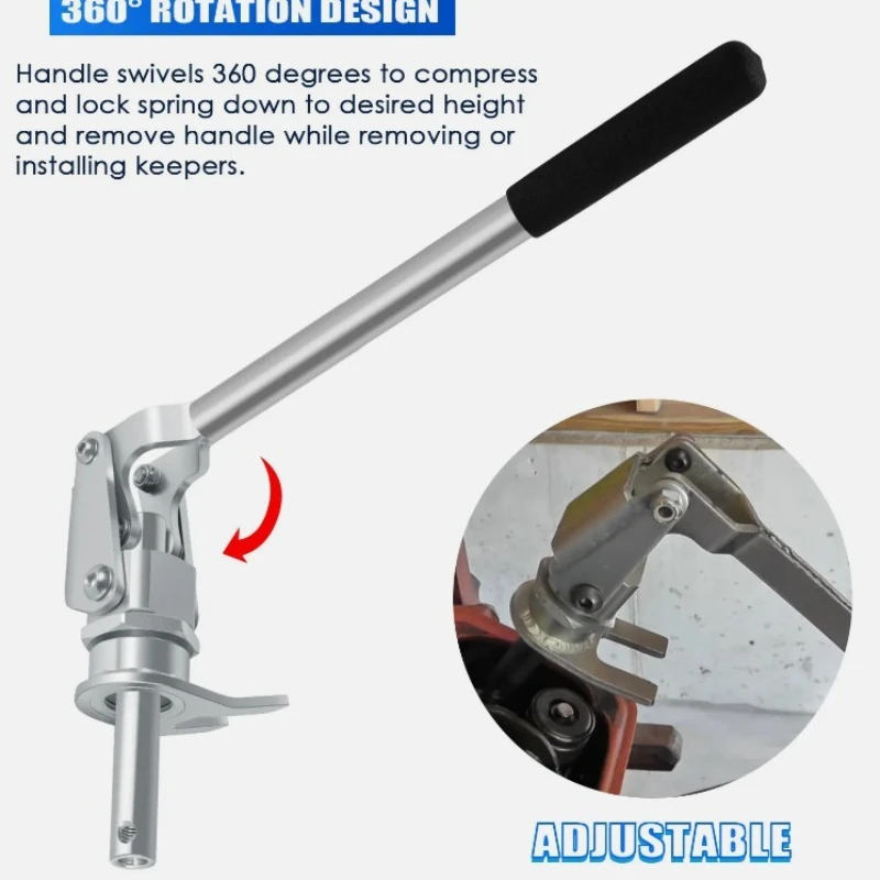 66784 Tool Stud Installation Valve Spring Compressor Removal Tool Suitable for 3/8'' 7/16'' Tools