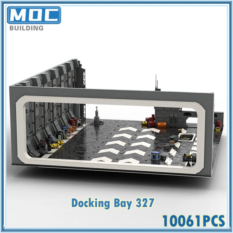 Moc Docking Bay 327 For UCS Millennium Falcon Ultimate  Star Plan Collector Series DIY Assembly Building Blocks  Christmas Gift