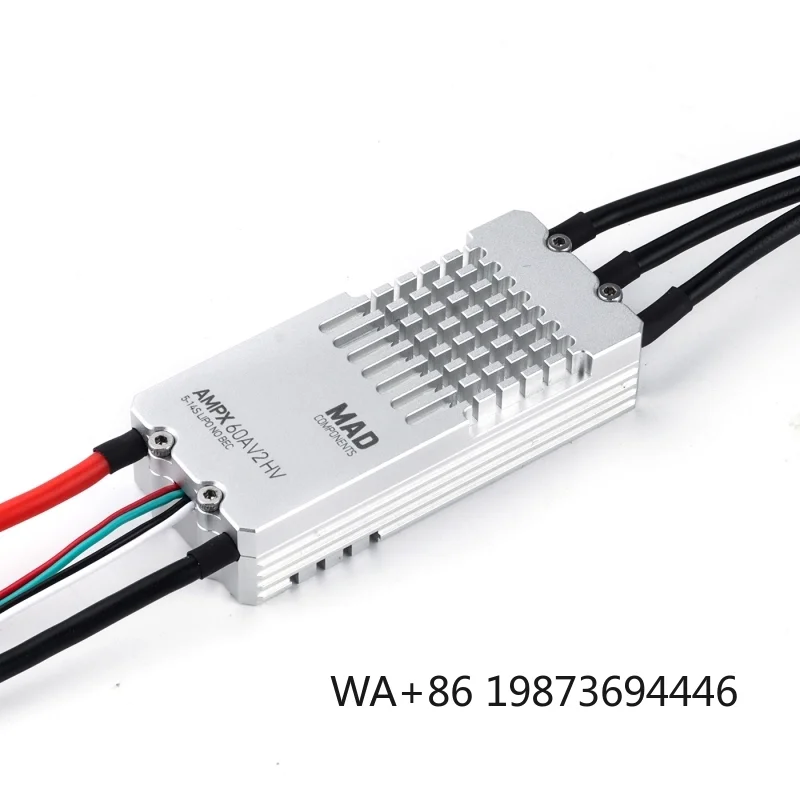 

AMPX 60A (5-14S) ESC Waterproof Electric Motor Speed Controller for FPV Long Endurance Multirotor V2 With Can