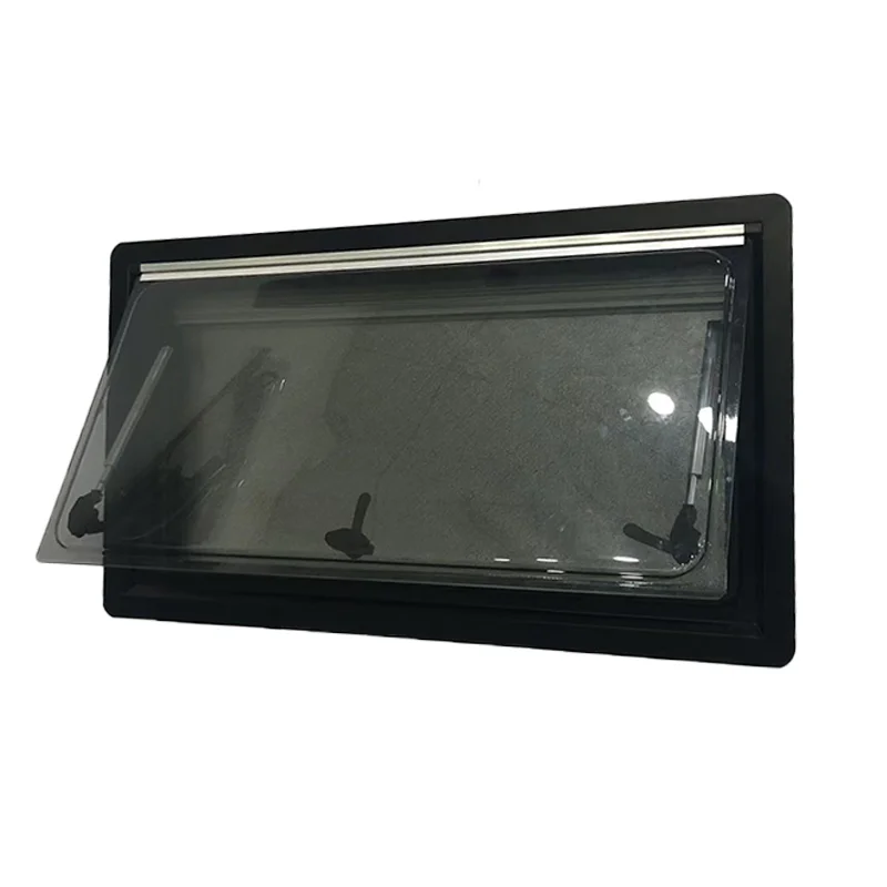 1200x500mm RV Replacement Window Right Angle Window caravan Window with Acrylic Glass for Camper Van Conversion Kits