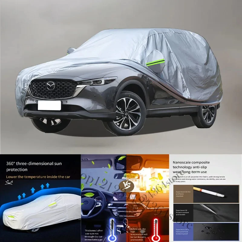 

For Mazda-CX-5 Auto Anti snow Anti dust Anti-uv Anti peeling paint And Anti Rainwater 210t car cover Car cover protection