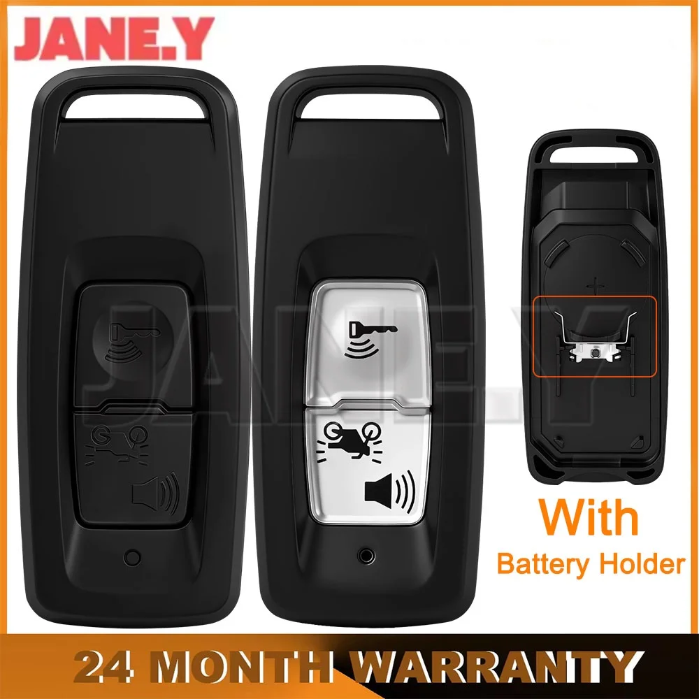 JANE.Y - Remote Control Key Fob Shell Cover For Honda PCX160 Motorcycle Replacement K1Z 2 Buttons Key Case Cover Housing Kit