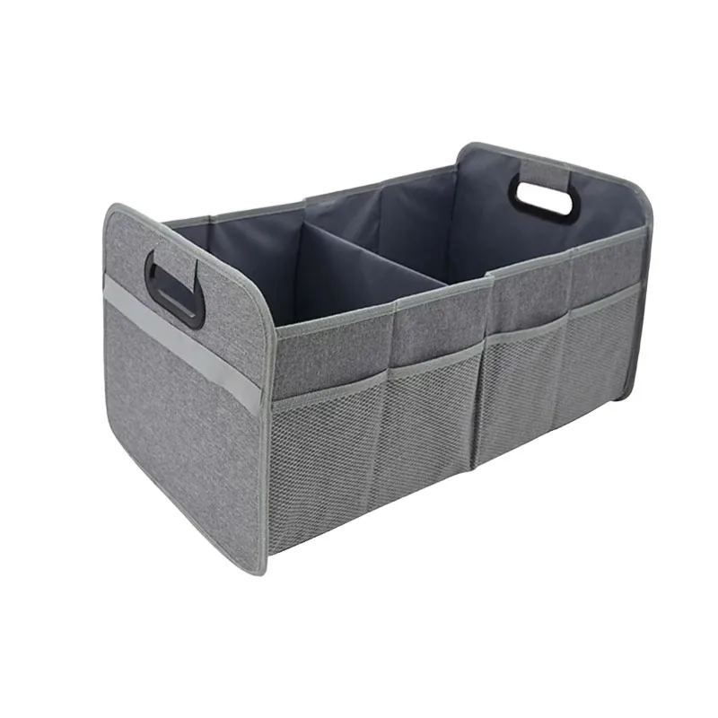 Multi-functional Oxford cloth waterproof storage box Car storage box solid color bearing pressure folding