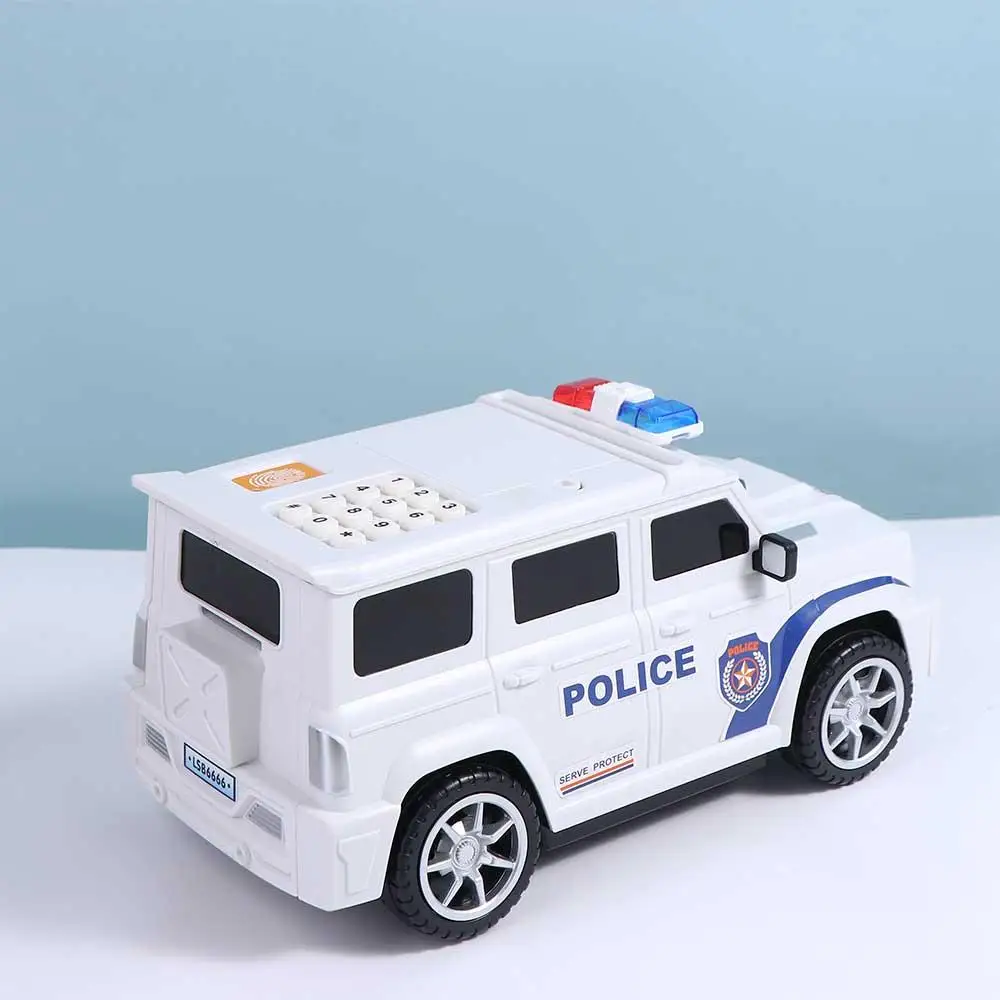 Skarbonka na monety z czytnikiem linii papilarnych, hasłem, automat bankomatowy, zabawki dla dzieci, skarbonka na pieniądze, sejf na pieniądze, model samochodu SWAT, model samochodu, skarbonka świnka