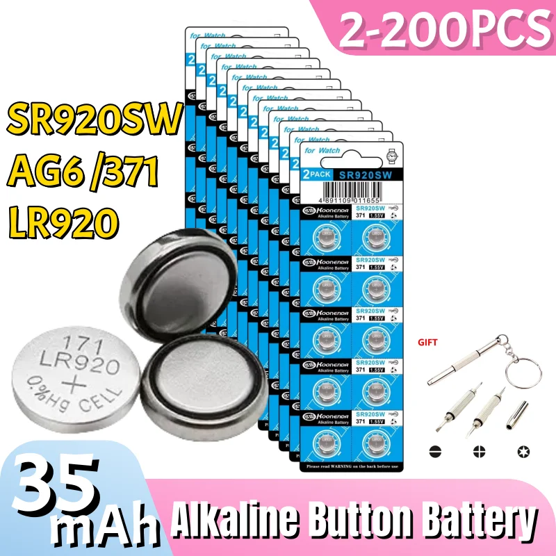 2-200יחידותAG6371סוללותכפתורSR920SWLR920SR927171370L921LR69SR9201.55Vסוללהעבורשעוןצעצועיםשלטתאמטבע-AliExpress