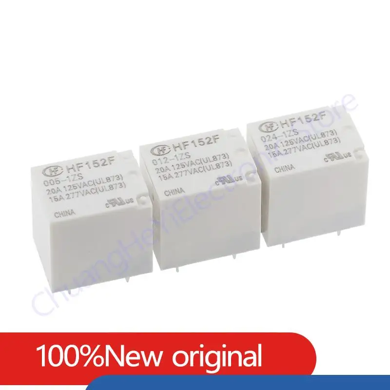 

5pcs NEW Relay HF152F 005-1ZS 012-1ZS 024-1ZS 005-1HS 012-1HS 024-1HS Normally open 4PIN 5PIN