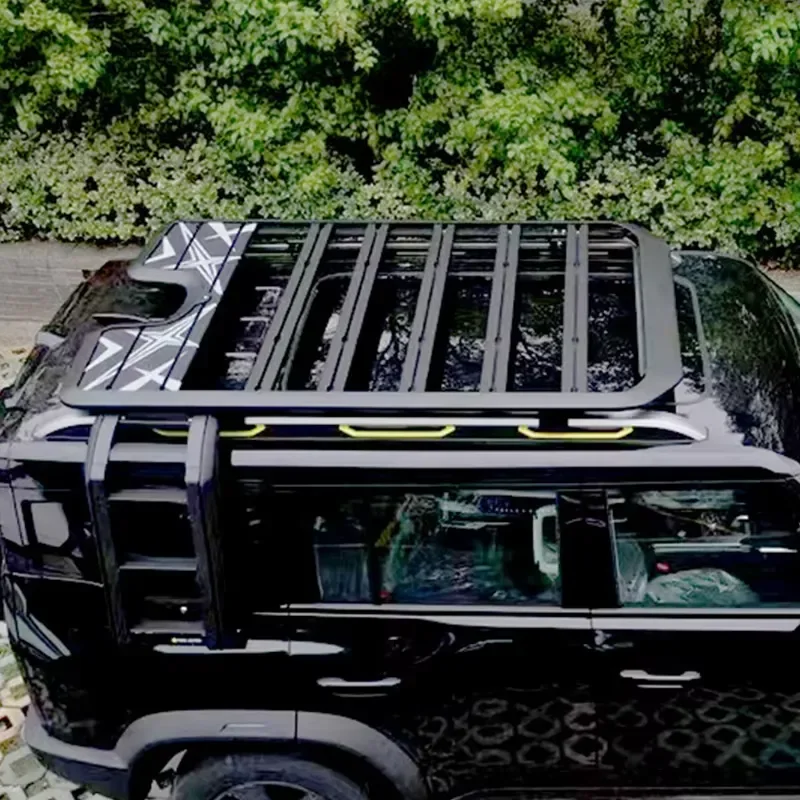 

Aluminum Luggage Carrier Platform Roof Rack for Car Upgrade Accessories Defender Style Luggage Rack