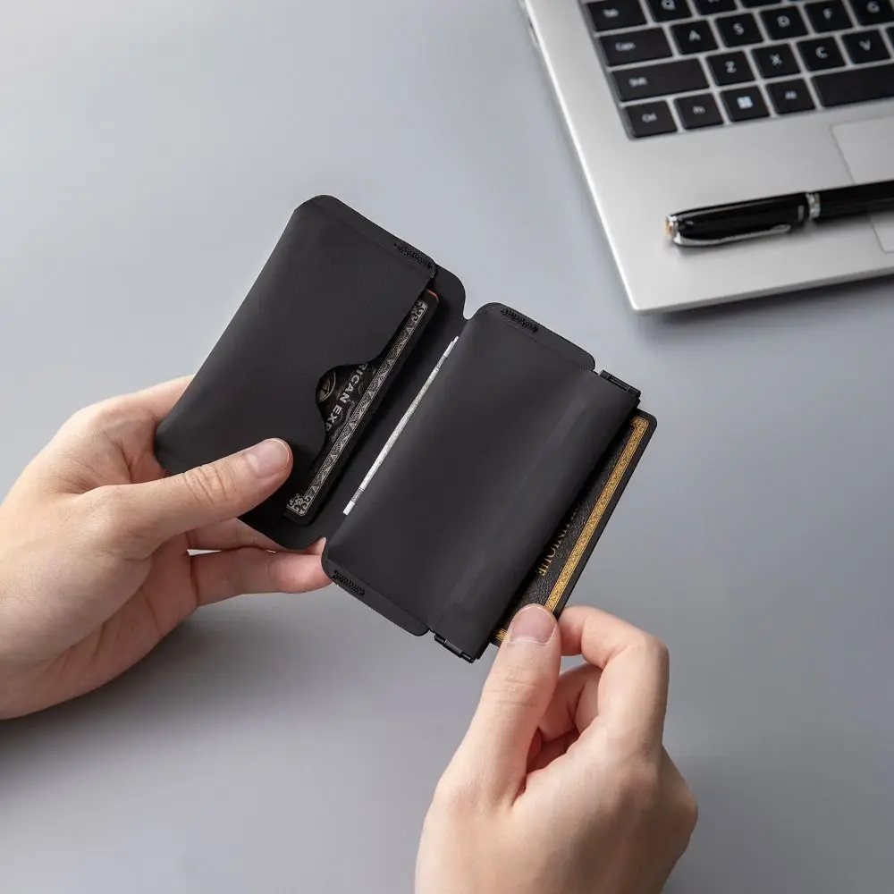 Ultra-Light Mini Folding Wallet Portable Multi Slot ID Business Card Holder Multifunctional Compact Design EDC Pouch