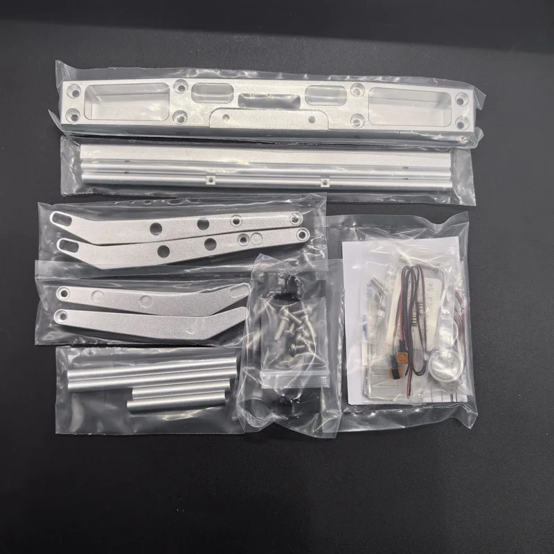 RC 1/14 Metall-Schutzgitter für die vordere Stoßstange für Tamiya Hydraulikbagger, Lader, Muldenkipper für SCANIA, MAN, VOLVO, DIY-Teile – Detail 8