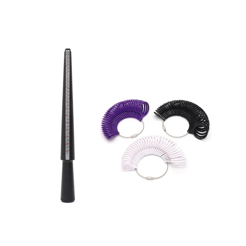 UK US Ring Plastic Ring Rod English Letter Ring A-Z6 Ring Finger Ring Precision Measuring Tool