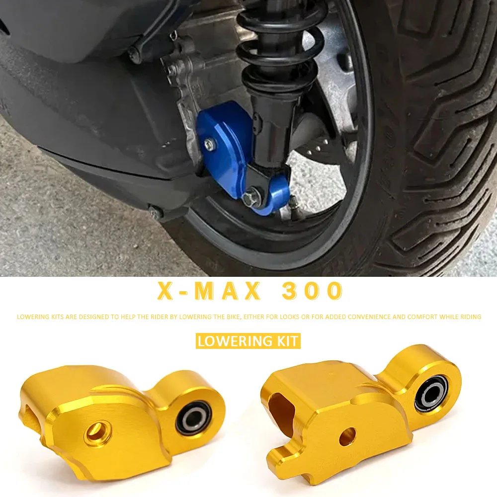 

3 CM XMAX300 XMAX 300 New Reduce Motorcycle Accessories 5 colors Rear Shock Drop Lowering Kit For YAMAHA X-MAX 300 X-MAX300