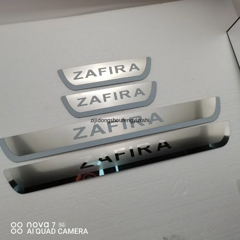 

For Opel Zafira Tourer A C For Vauxhall Zafira B 2011-2022 Stainless Steel Door Sill Scuff Plate Welcome pedal Car Accessories