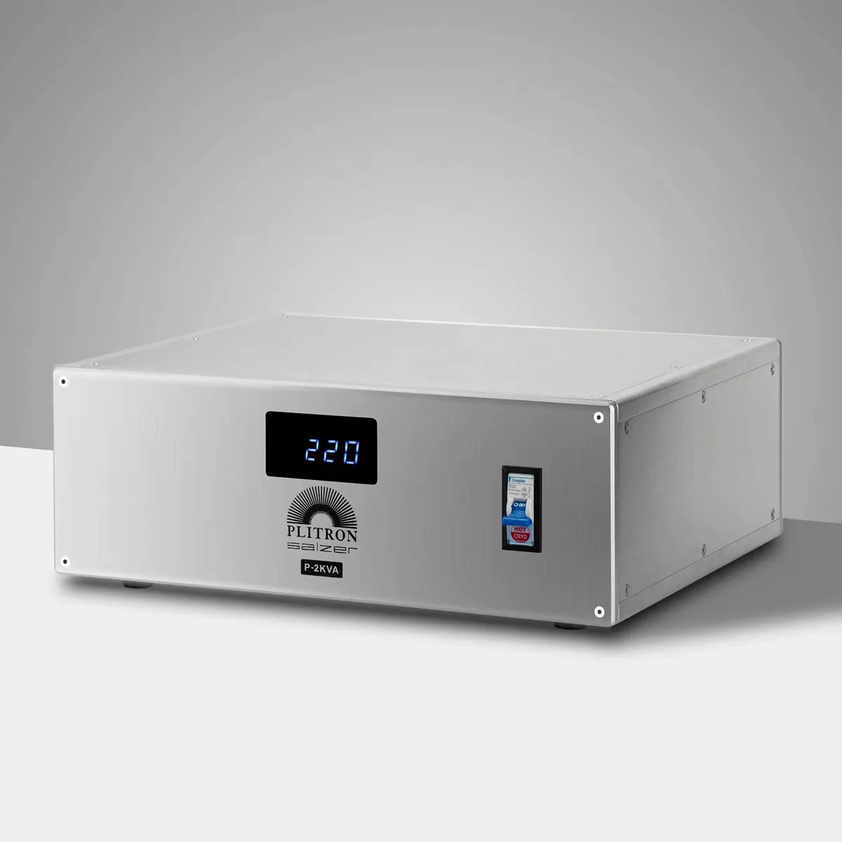 【 PLITRON 】 Purificador de transformador de isolamento de energia de 2.000 W 220 V a 220 V 100 V