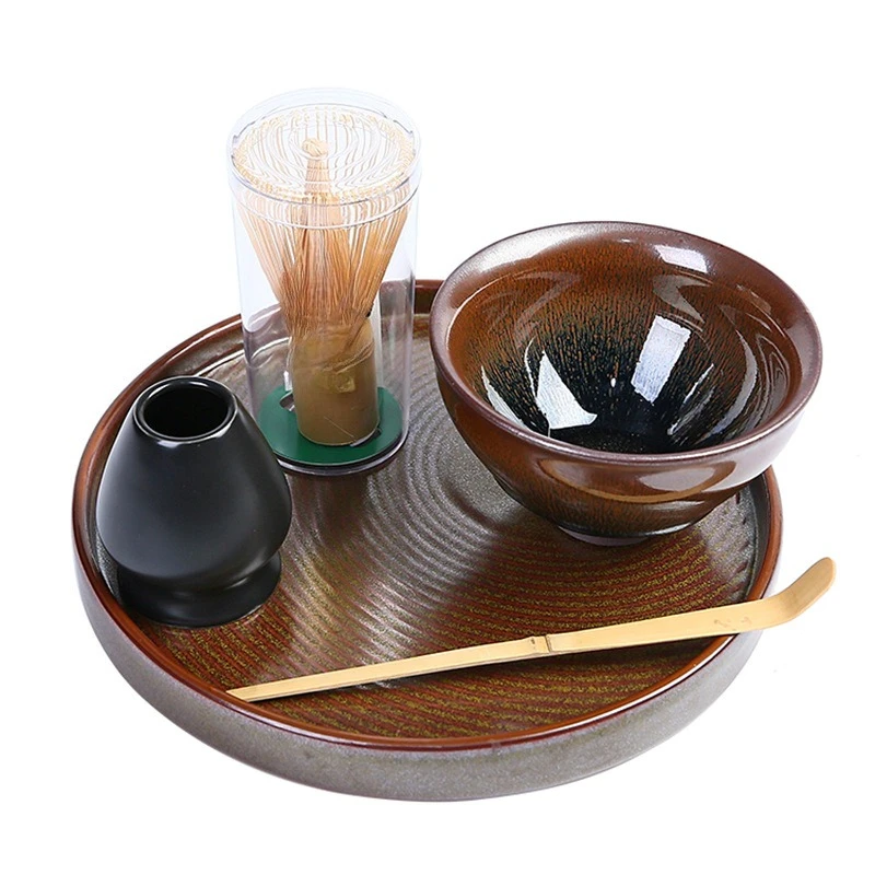 

Imitation Song Dynasty tea set powder point ceramic tray tea tool set