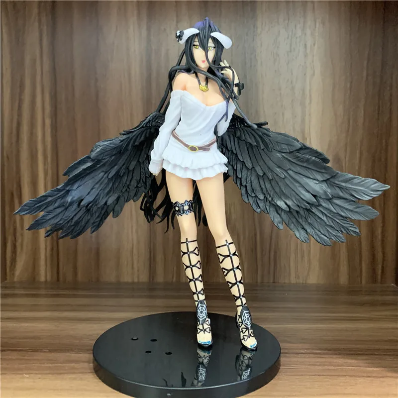 Naa 21cm Overlord Albedo So-Bin Figure Sexy Standing Anime Overlord III Albedo Figure Albedo Figurine Ainz Ooal Gown Figure Toys