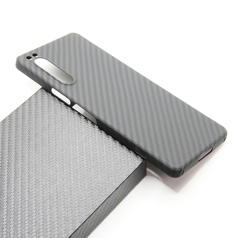 Carbon fiber phone case for SONY Xperia 5 IV 4th Thin and light attributes Fine lines aramid fiber shell