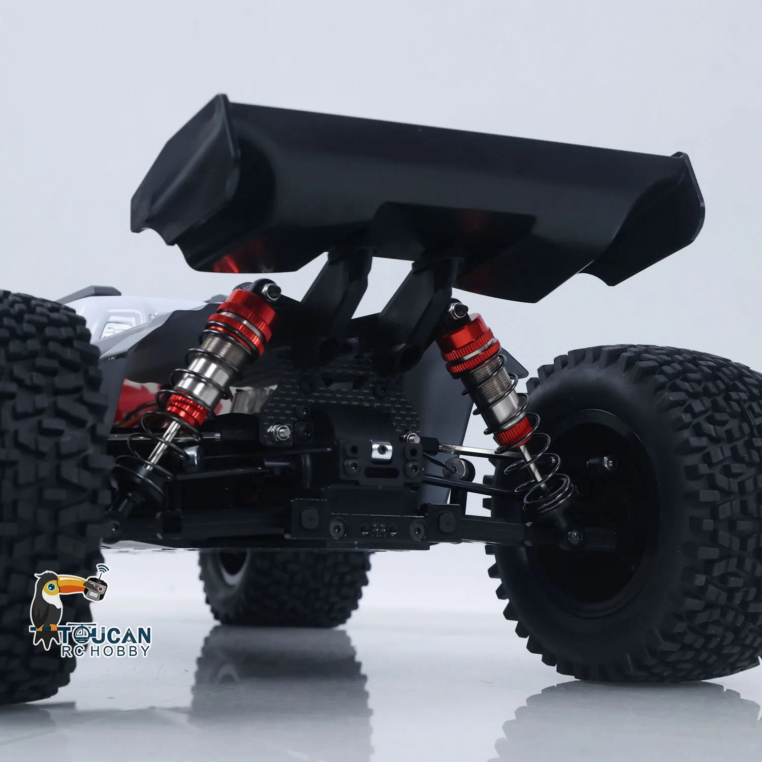 RTR 90 KM/H 1002 1/10 4*4 RC camion de course électrique télécommande modèle de voiture 10KG Servo cadre en Nylon tours de choc en Fiber de carbone