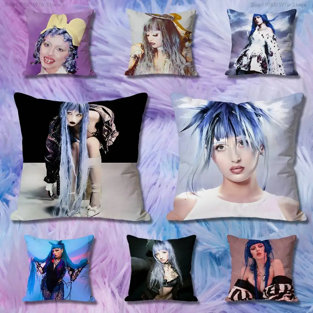 

Rap A-Ashnikko Smoochies Various Sizes Square Pillow Case For Car Home Bedchamber Decor Custom Valentine gift