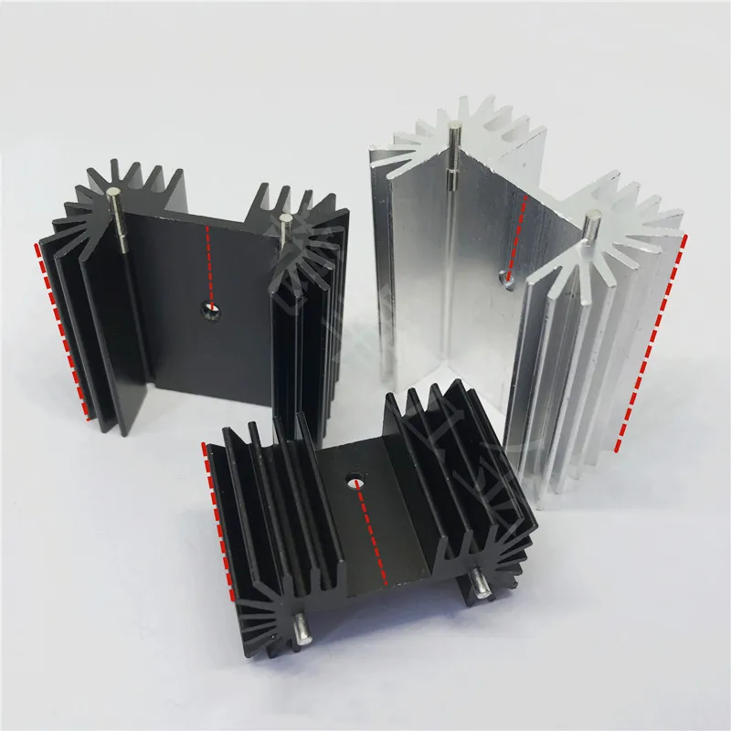 20Pcs/lot  Aluminum Heat-Sink, For Package TO-220 / TO-3P / TO-247.