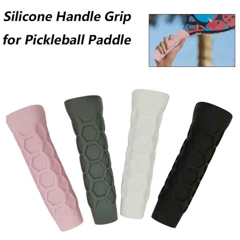 Silicone Undergrip Handle Pickleball Paddle Grip Cover Padel Accessories Non-Slip Reusable Racket Overgrip for Sports