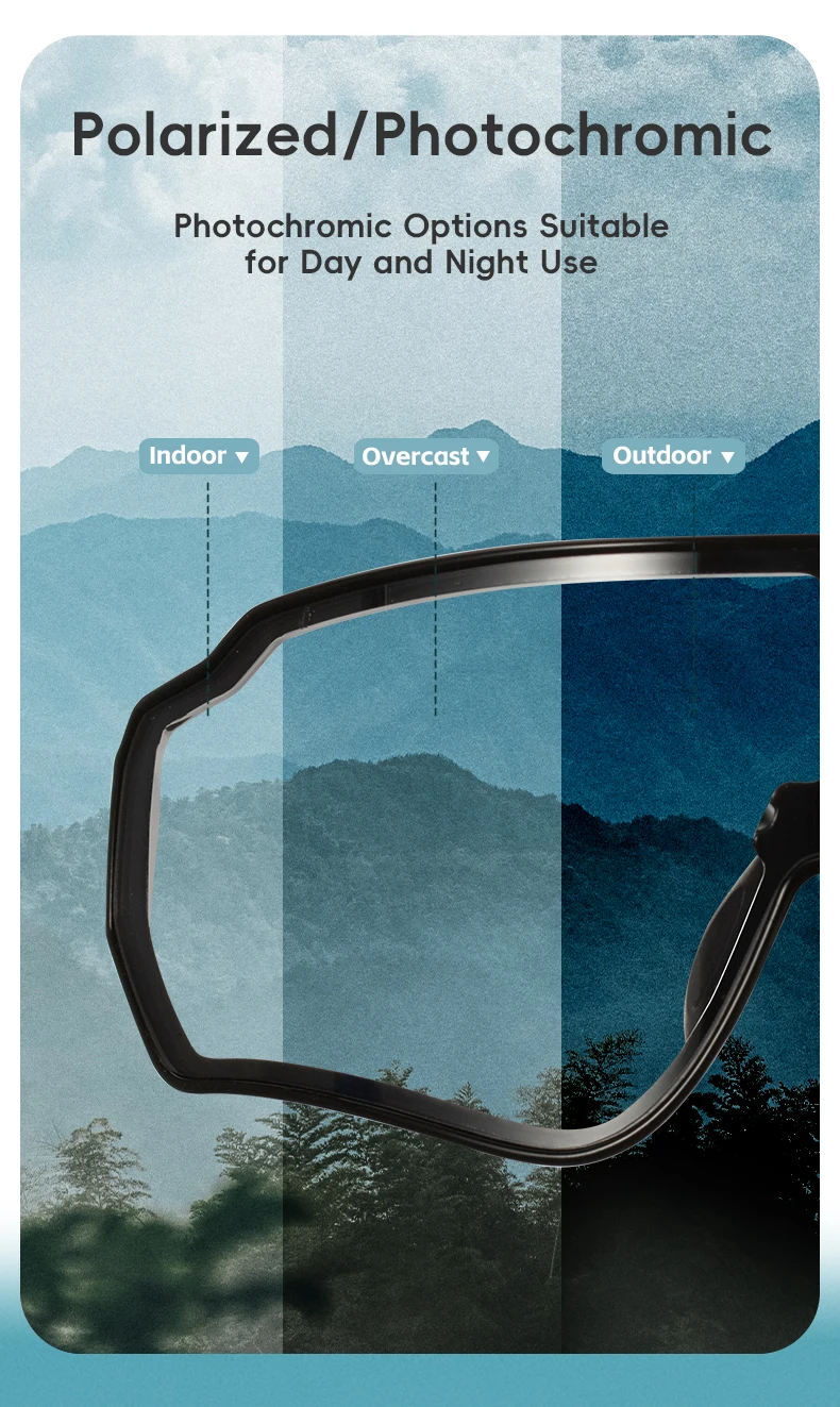ROCKBROS Radfahren Gläser Männer Frauen MTB Straße Outdoor Sport Wandern Brillen Polarisierte Fahrrad Sonnenbrille Myopie Rahmen Fahrrad Brille – Detail 5