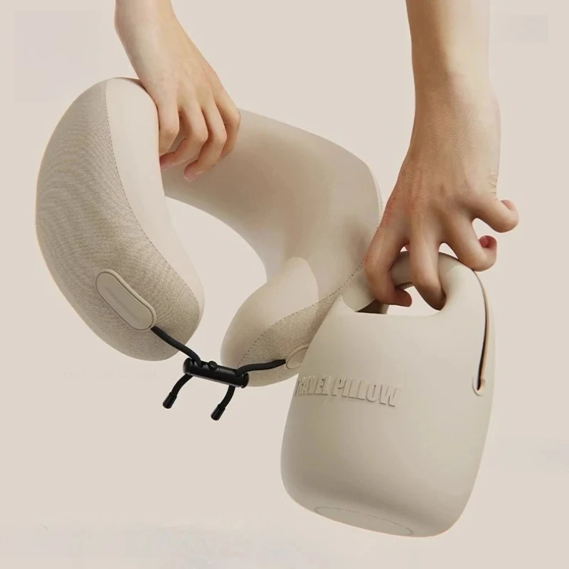 

EVERYTHINK Travel U-shaped Pillow Memory Foam Neck Pillow Portable Travel Neck Support Neck Protection Pillow Sleep Pillows